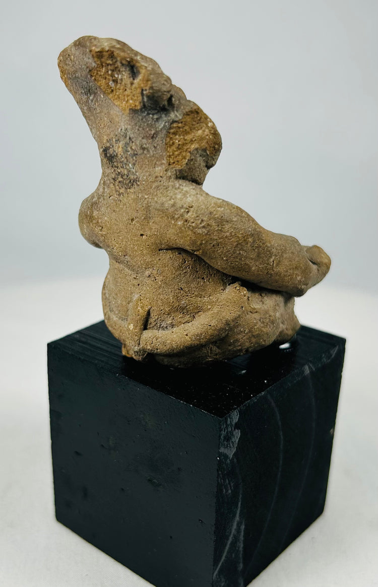 West Mexico Pre-Columbian terracotta figure representing ritual, ancestral, and funerary tradition, circa 300 BCE–300 CE