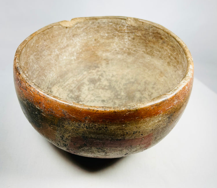 Pre-Columbian Nayarit or Jalisco painted ceremonial bowl