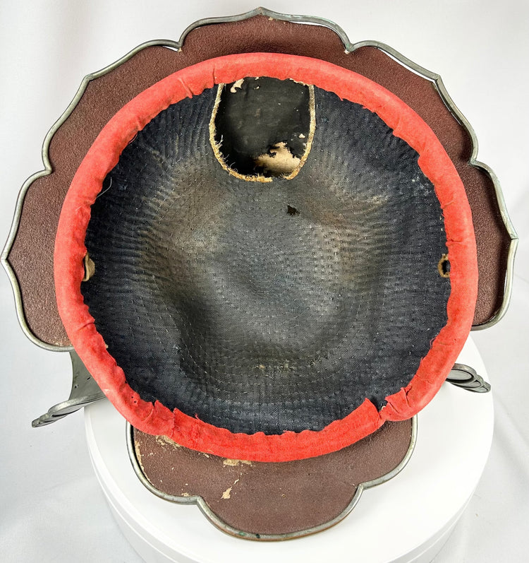 Kaji Kabuto helmet with traditional design and original interior padding