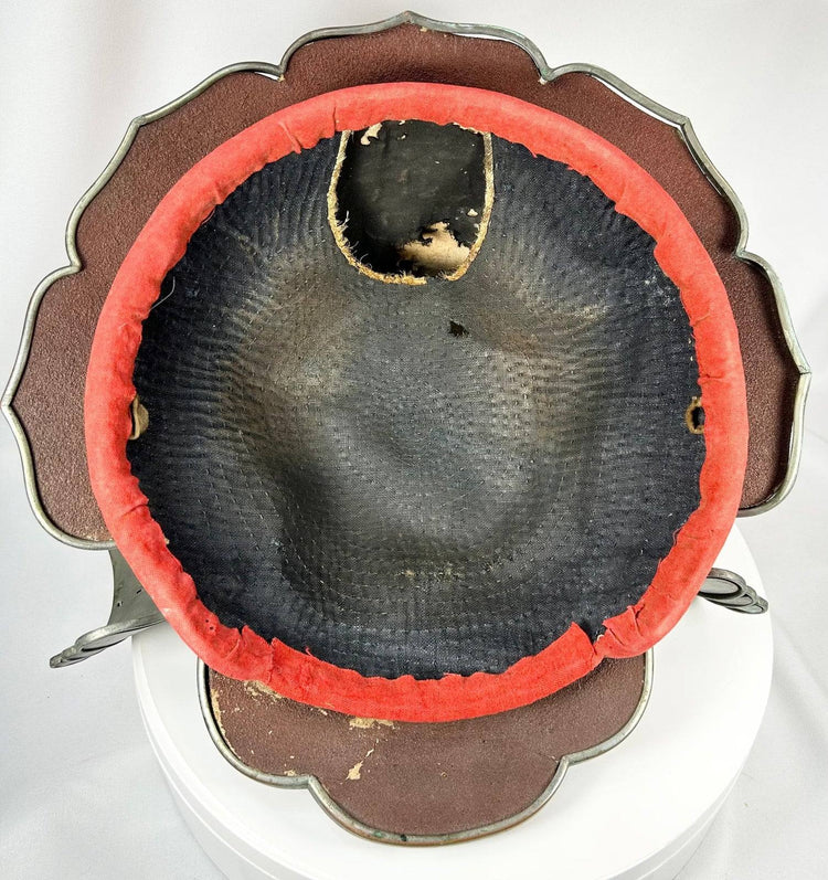 Kaji Kabuto helmet with traditional design and original interior padding