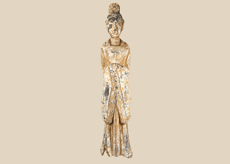 Northern Wei Dynasty Chinese earthenware funerary attendant figure
