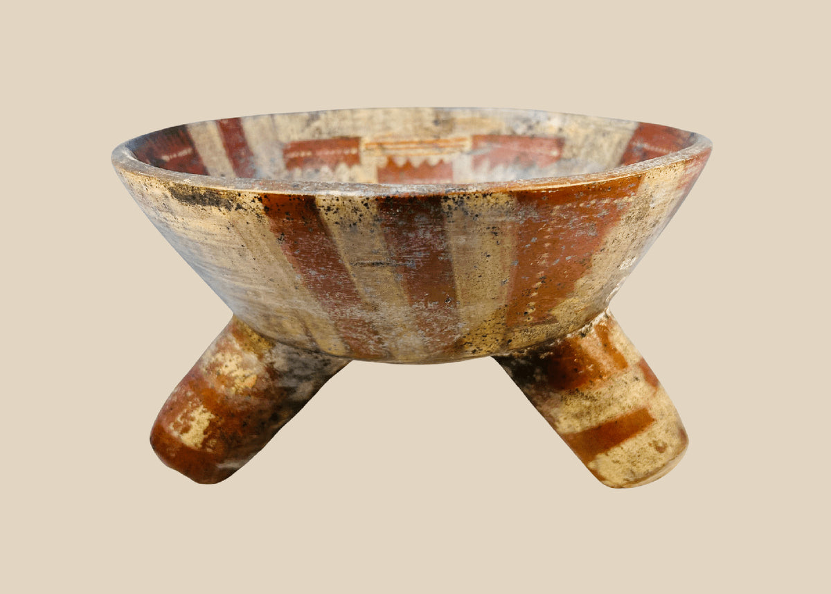 Pre-Columbian | West Mexican Tripod Bowl with Painted Decoration