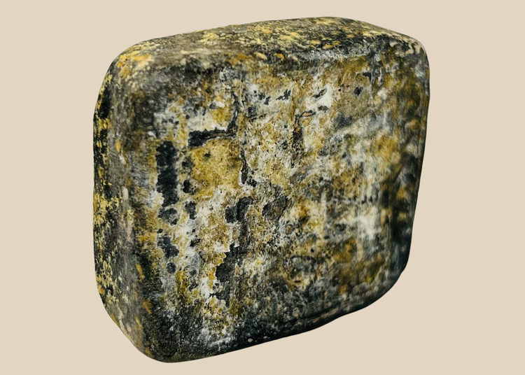 Ancient Near Eastern carved stone plaque with geometric incised markings