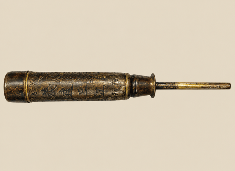Candelabro de templo chino antiguo | Finales de la dinastía Qing | Circa 1850-1911