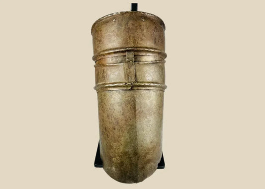 Antique Renaissance knight vambrace armored forearm guard made of steel