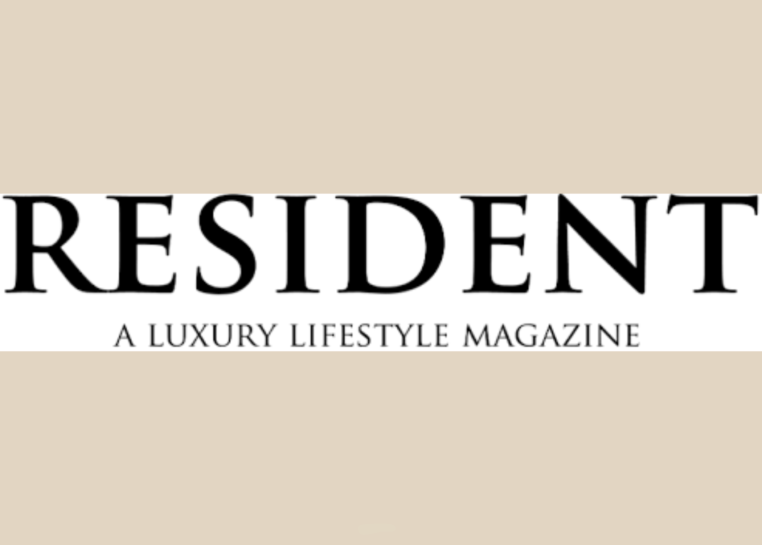 Resident Magazine branding used in the feature about Relic & Rarity