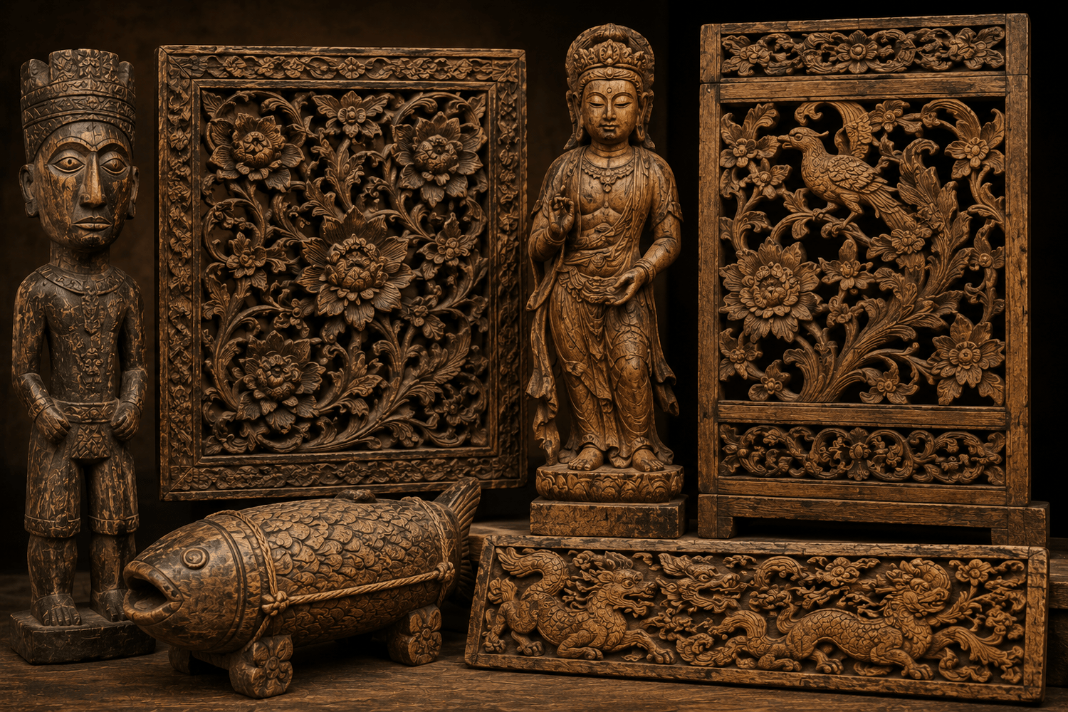 wood carvings
