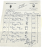 Handwritten invoice dated April 20, 1969, from the Archaeological Shop at the Tel Aviv Hilton and Dolphin Shop, documenting Roman and Byzantine glass vessels, purchase prices, and purchaser details in Geneva, Switzerland.
