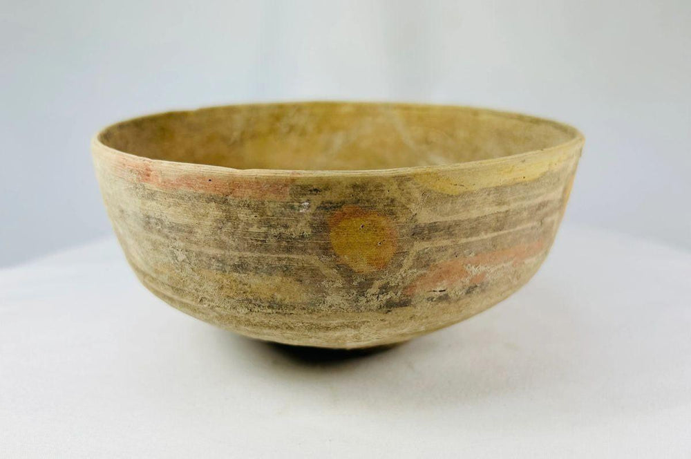 Terracotta bowls from Indus Valley Civilization with geometric painted designs