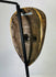 African Baule ritual mask with natural aged patina and incised decorative markings