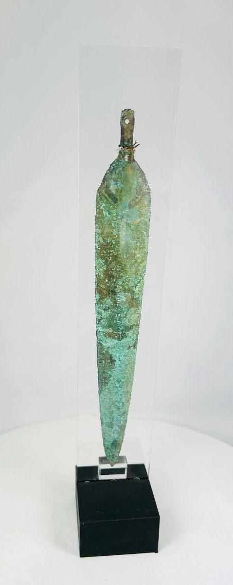 Western Asiatic bronze dagger blade from the Near East, 1st millennium BCE