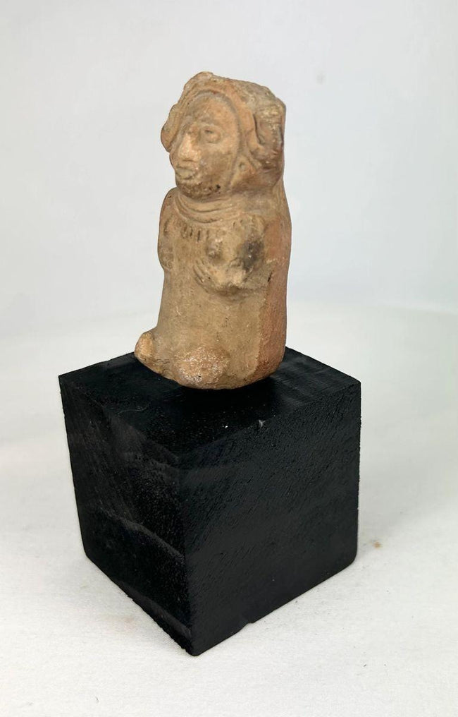 Ancient Gulf Coast Mexico terracotta figurine associated with fertility and ritual use