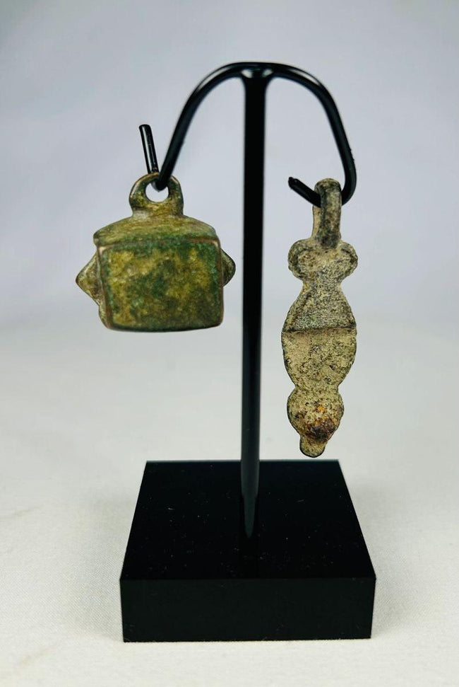 Historic Roman bronze bell artifact dating to the early Imperial period