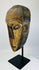 Authentic West African Dan ritual mask with elongated facial features