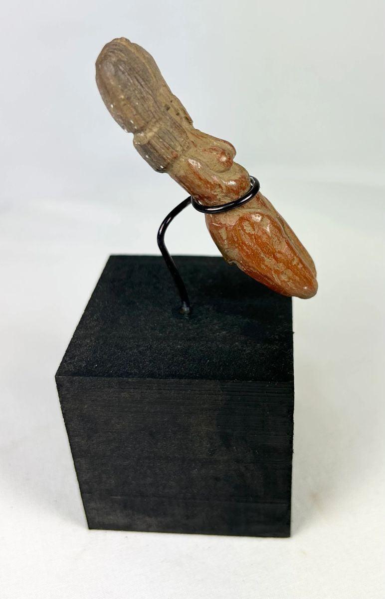Ancient Mesoamerican terracotta fertility figurine from the Veracruz Gulf Coast