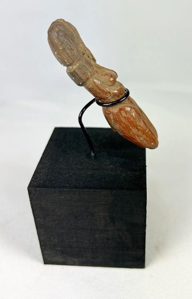 Ancient Mesoamerican terracotta fertility figurine from the Veracruz Gulf Coast