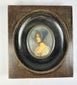 Signed Vienna miniature portrait of a woman in bonnet, circa 1850–1880