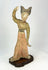 Ancient Chinese Tang Dynasty mingqi dancer figure in dynamic pose with flowing robes
