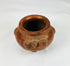 Late Pre-Columbian terracotta ritual vessel featuring molded decoration and sculptural form