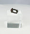 Antique silver ring featuring symbolic engraved garnet gemstone