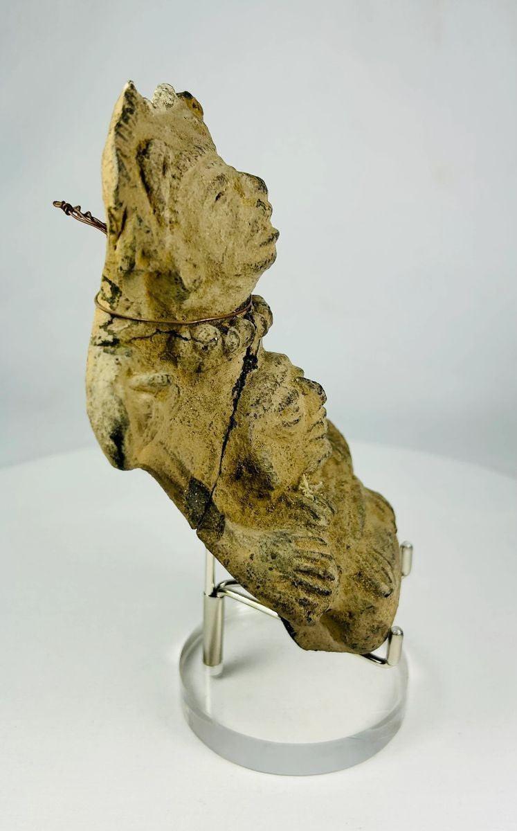 Dual-figure ritual effigy from Veracruz, Mesoamerica