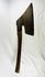 Vintage European iron axe leaf-shaped blade historical craftsmanship