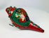 Tibetan Buddhist conch shell trumpet with turquoise and coral inlays