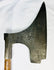 Antique forged iron executioner’s axe from Northern Europe, 18th century, with later wood haft.
