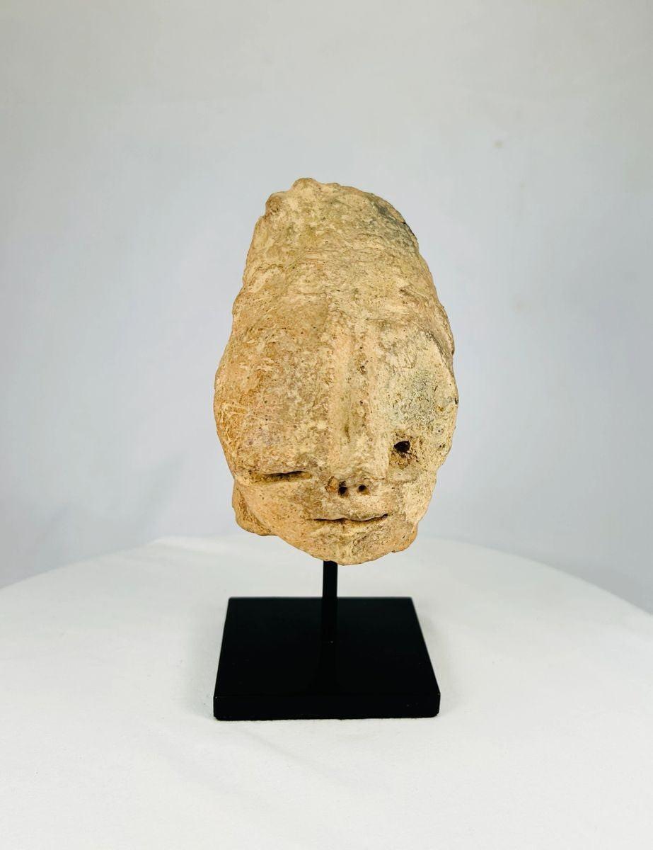Ancient West African terracotta sculpture ceremonial or funerary use