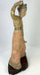 Tang Dynasty terracotta female dancer with traces of original mineral pigments, China, circa 618–907 CE