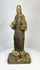Front view of an 18th–19th century Spanish Colonial santo devotional wooden figure