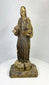 Front view of an 18th–19th century Spanish Colonial santo devotional wooden figure