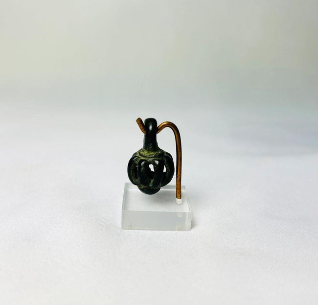 Historical Luristan pendant bell protective and symbolic Iron Age artifact