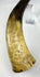 18th century scrimshaw powder horn dated 1755 depicting Fort William Henry and Lake George