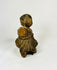 Antique Colonial Latin American devotional wooden figurine with traces of polychrome