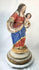 Spanish Colonial Madonna and Child statue, hand-carved wood with original polychrome and gilding, late 18th–19th century devotional figure.