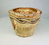 Islamic Afghan terracotta pottery mortar with decorative slip motifs, 12th century CE