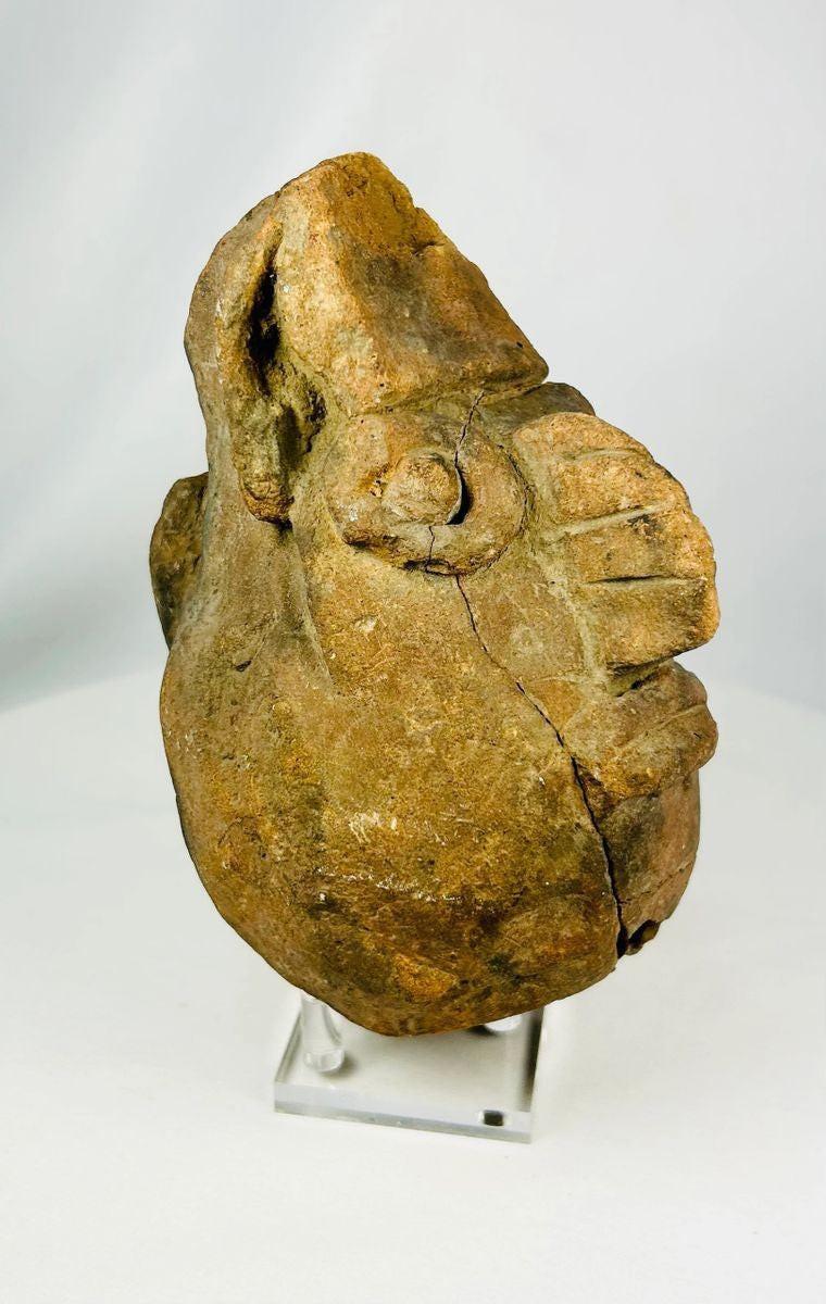 Valdivia–Chorrera head-shaped terracotta vessel from 1000–300 BCE