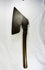 Antique European forged iron axe with wooden handle 18th–19th century