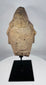 Antique carved stone head fragment likely from West Africa, circa 19th to 20th century