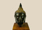 Ancient Asian Bronze Buddha Head | 17th-18th Century