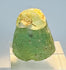 Small ancient gumdrop stamp seal with suspension hole and archaeological patina