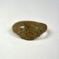Antique Mediterranean or Middle Eastern bronze ring with preserved bezel and natural age-related patination