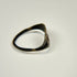 Bronze ring from the 1st–4th century CE with preserved oval bezel and engraved bull imagery