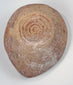 Early Byzantine oil lamp with mineral deposits and archaeological burial encrustation