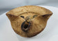 Terracotta saucer-shaped oil lamp from ancient Carthage accompanied by bronze coins and archaeological patina