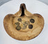 Ancient terracotta oil lamp from Carthage, North Africa, accompanied by bronze coins and collector provenance