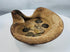 Terracotta saucer-shaped oil lamp attributed to Carthage with associated ancient bronze coinage