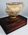 Hand-formed Chinese painted pottery vessel dating to the Neolithic period