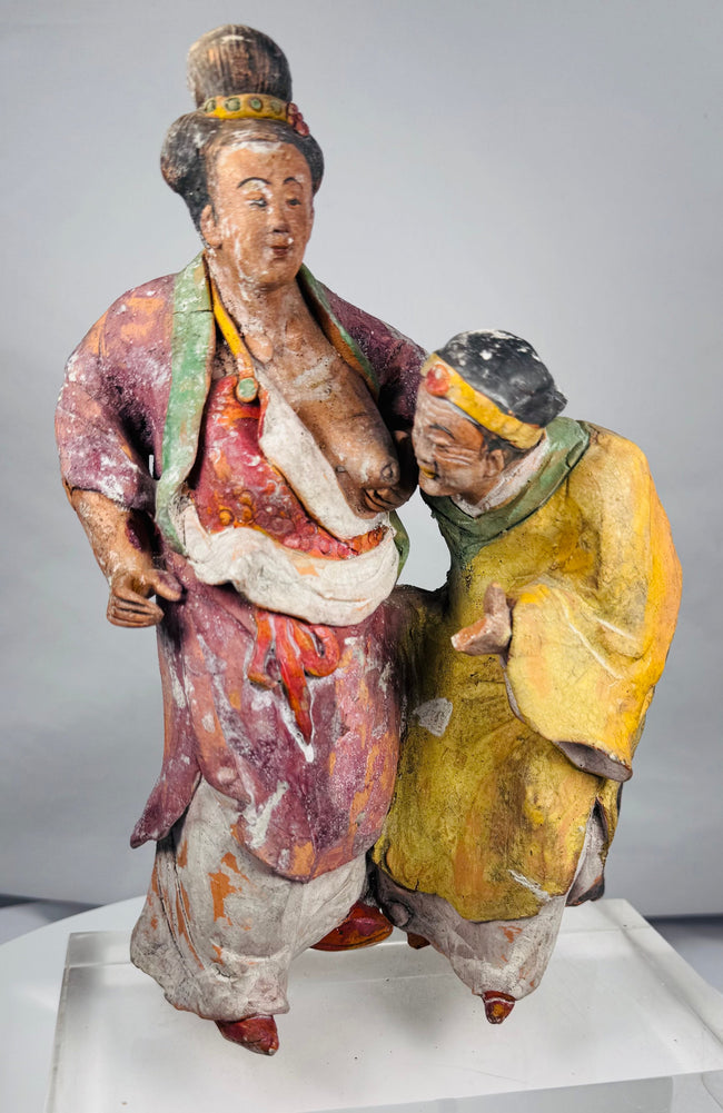 Ancient Chinese high-relief sculpture from the Twenty-Four Filial Exemplars tradition